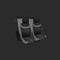 Krawehl Seat Cover - BAHAMAS - 9PCS - Grey/Black - Καλύμματα Καθισμάτων Αυτοκινήτου - Γκρι/Μαύρο