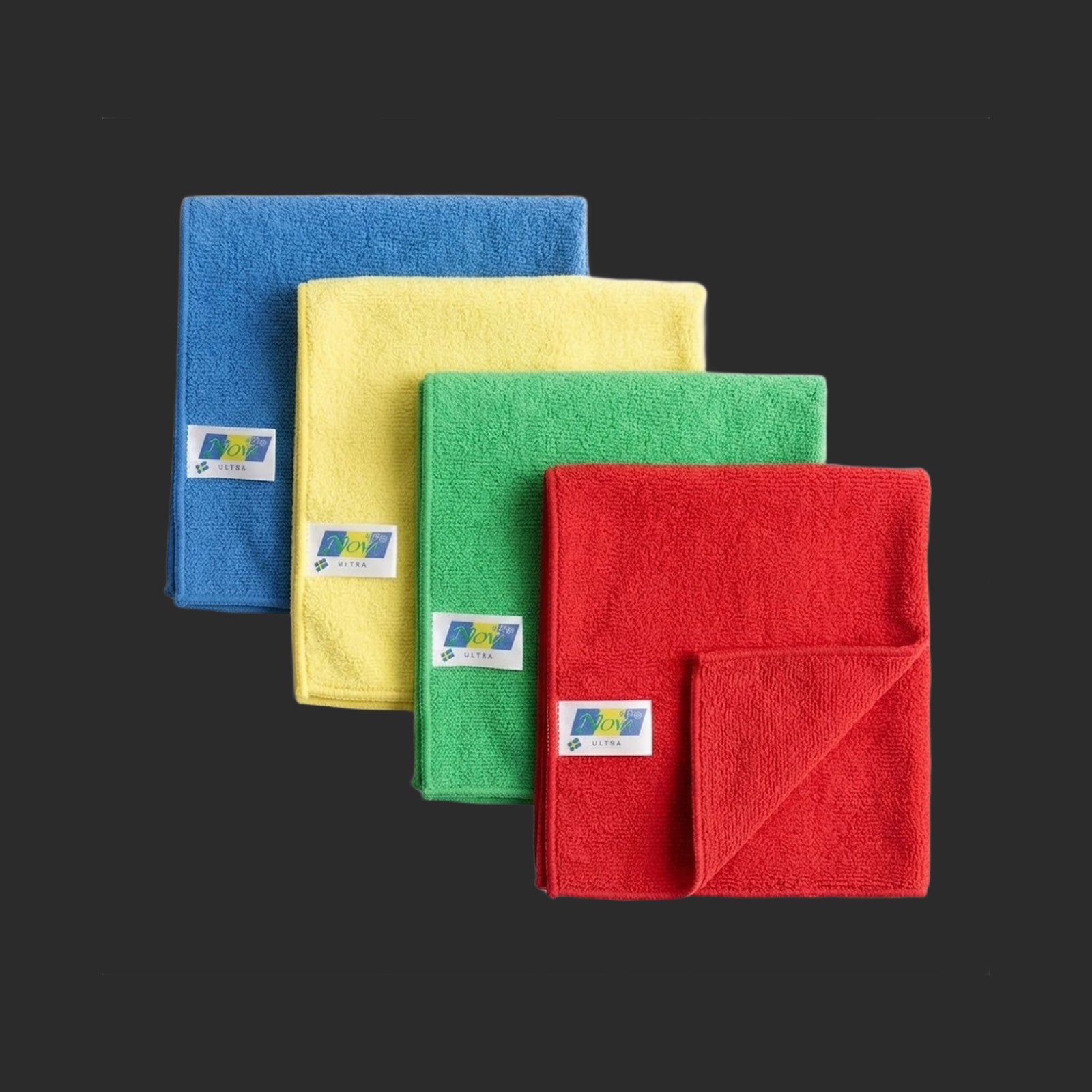 Nova Ultra Microfiber 4 Pack - Πανιά Μικροΐνών Λαμαρίνας