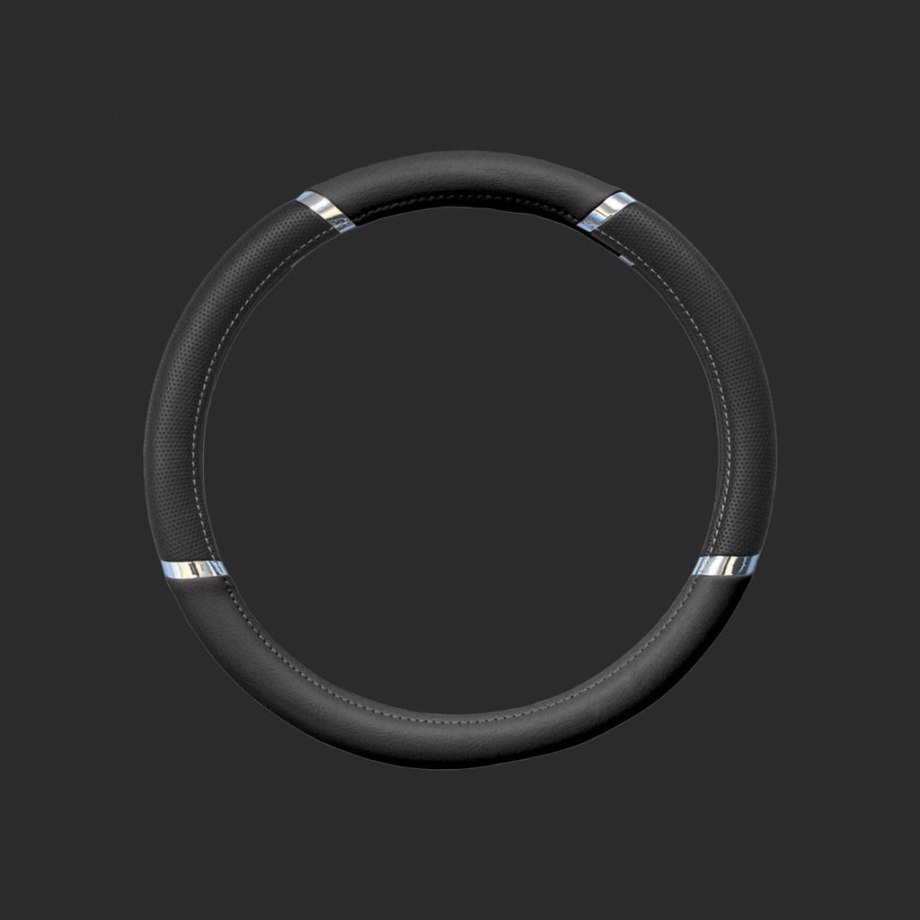 Krawehl Steering Wheel Cover - MERCURIO - Black - Κάλυμμα Τιμονιού - Μαύρο