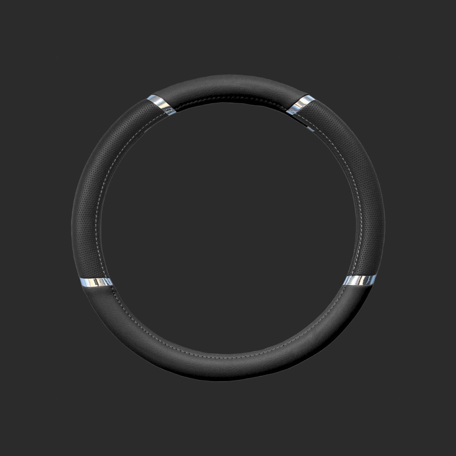 Krawehl Steering Wheel Cover - MERCURIO - Black - Κάλυμμα Τιμονιού - Μαύρο