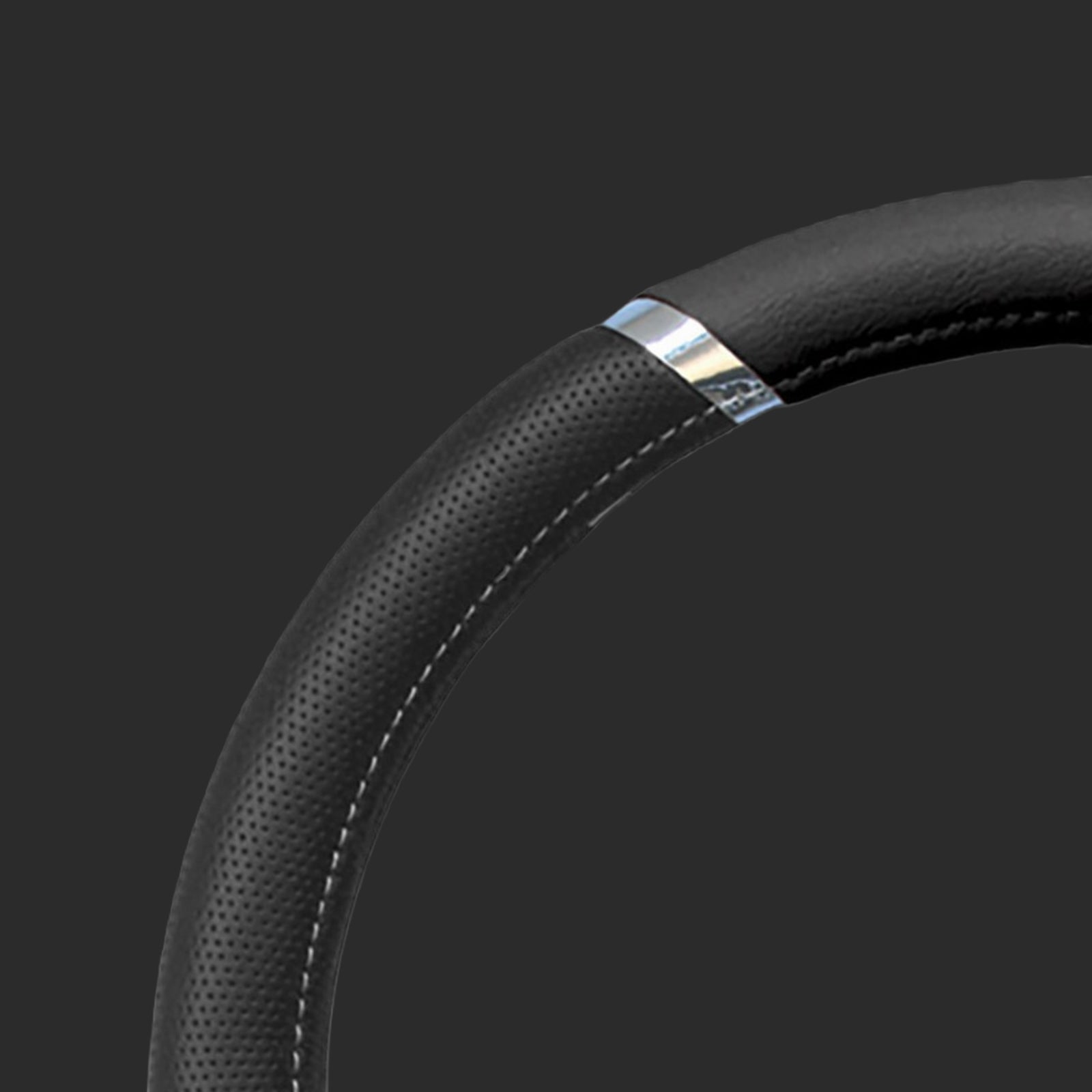 Krawehl Steering Wheel Cover - MERCURIO - Black - Κάλυμμα Τιμονιού - Μαύρο
