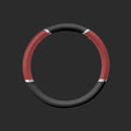 Krawehl Steering Wheel Cover - MERCURIO - Red/Black - Κάλυμμα Τιμονιού - Κόκκινο/Μαύρο