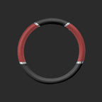 Krawehl Steering Wheel Cover - MERCURIO - Red/Black - Κάλυμμα Τιμονιού - Κόκκινο/Μαύρο