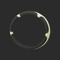 Krawehl Steering Wheel Cover - TRITON - Black/Beige - Κάλυμμα Τιμονιού - Μαύρο/Μπεζ