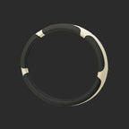 Krawehl Steering Wheel Cover - TRITON - Black/Beige - Κάλυμμα Τιμονιού - Μαύρο/Μπεζ