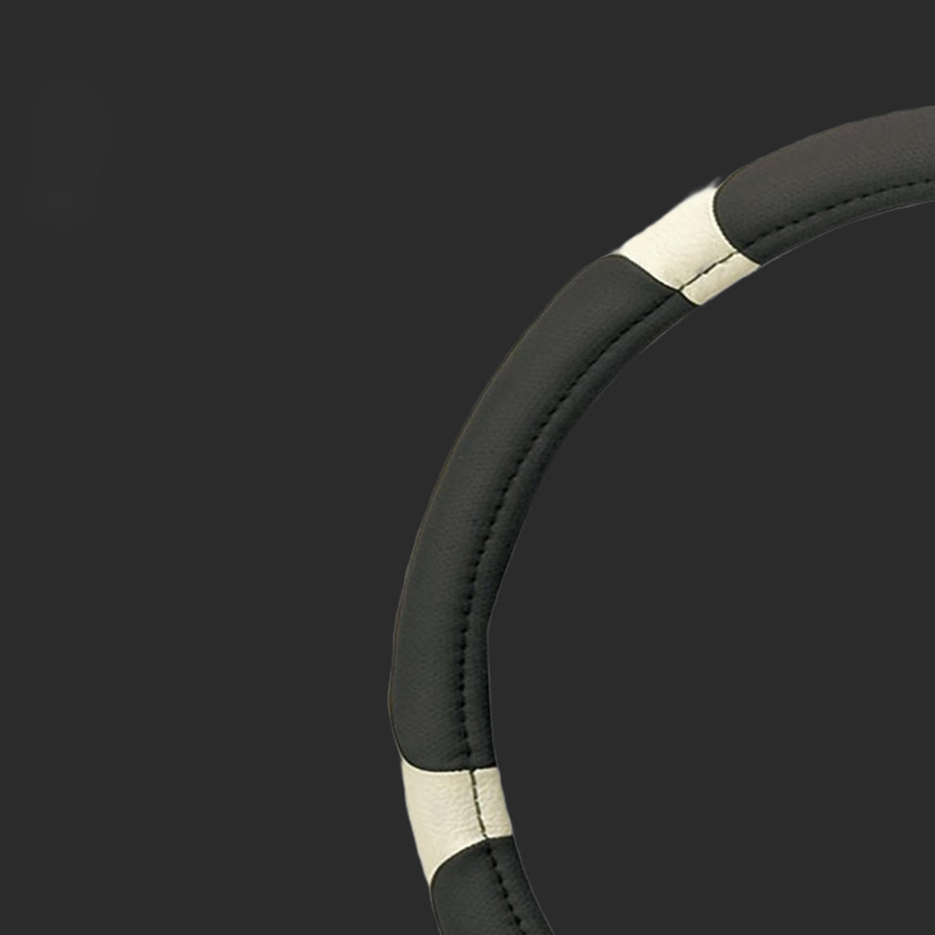Krawehl Steering Wheel Cover - TRITON - Black/Beige - Κάλυμμα Τιμονιού - Μαύρο/Μπεζ