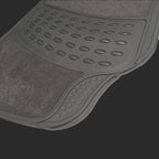 Krawehl PVC/Carpet Mat - PARIS - Gray - Πατάκια Αυτοκινήτου PVC/Μοκέτα - Γκρι