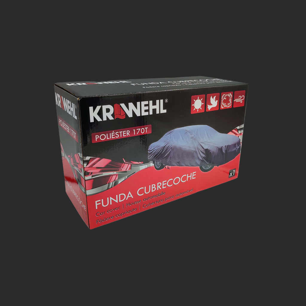 Krawehl Polyester Car Cover - Προστατευτική Κουκούλα Αυτοκινήτου από Πολυεστέρα
