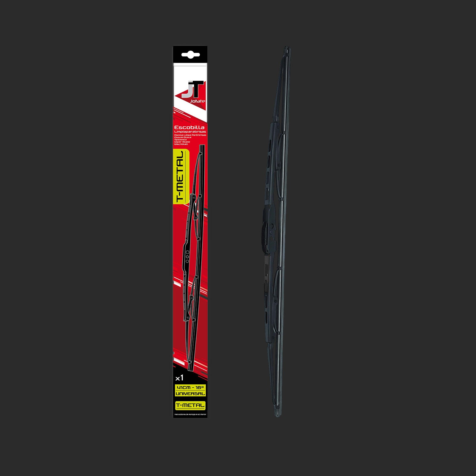 JT T-METAL Wiper Blade - Υαλοκαθαριστήρας Μεταλλικός Εμπρόσθιος